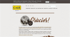 Desktop Screenshot of cadi.es